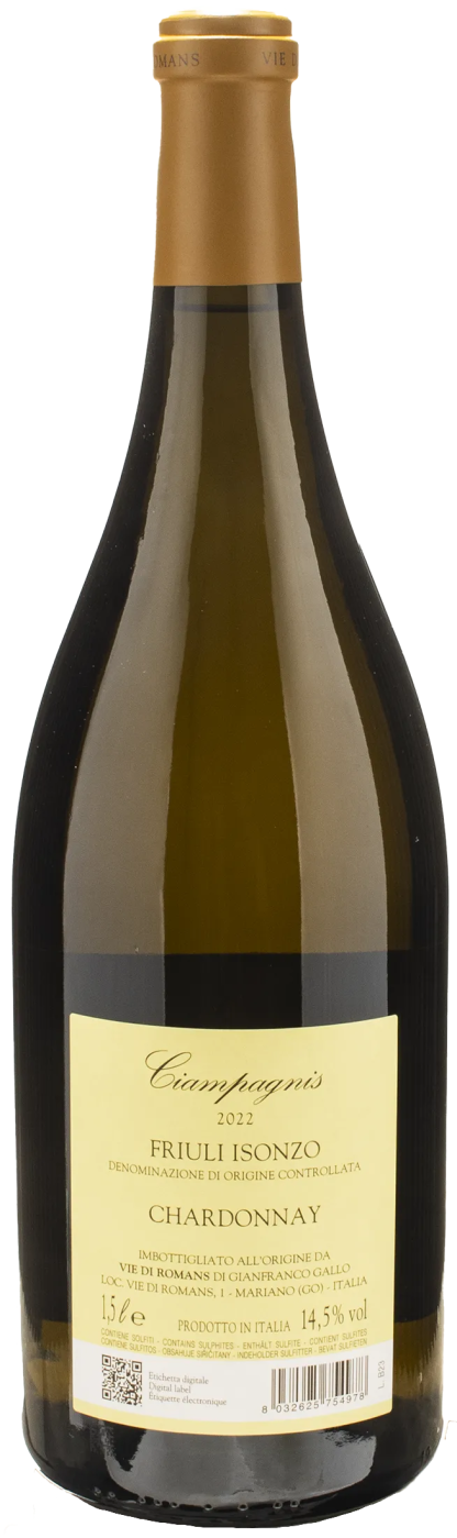 Vie di Romans Chardonnay Ciampagnis Magnum 2022 - immagine 2