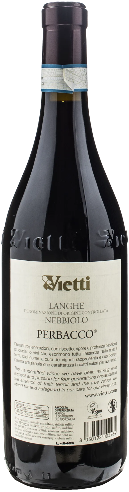 Vietti Langhe Nebbiolo Perbacco 2021 - immagine 2