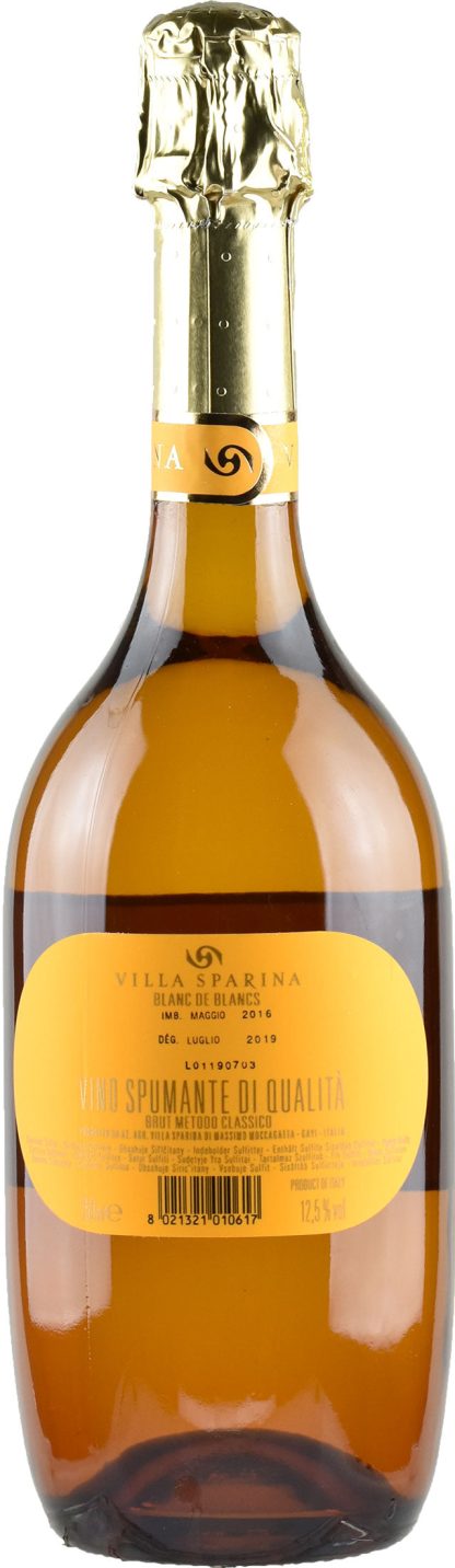 Villa Sparina Blanc de Blancs Brut Metodo Classico - immagine 2