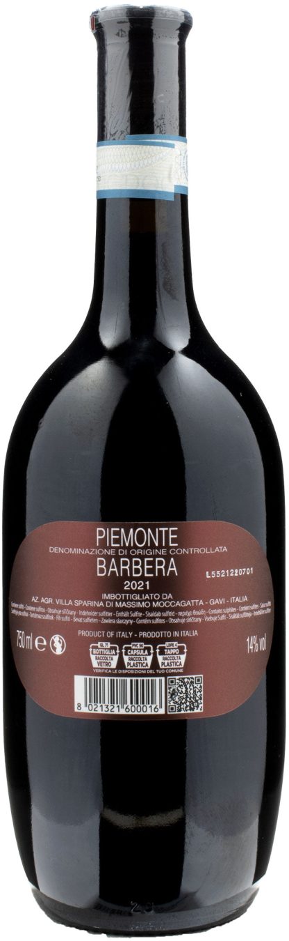 Villa Sparina Rosso Barbera Montej 2021 - immagine 2