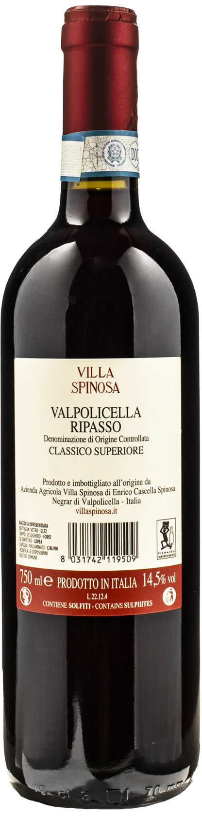 Villa Spinosa Valpolicella Ripasso Classico Superiore Jago 2019 - immagine 2