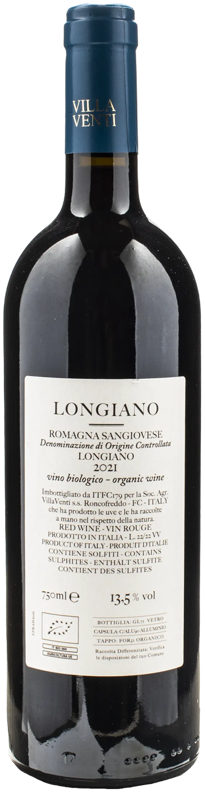 Villa Venti Sangiovese Longiano 2021 - immagine 2