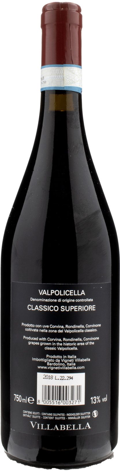 Villabella Valpolicella Classico Superiore Ca' del Nin 2018 - immagine 2