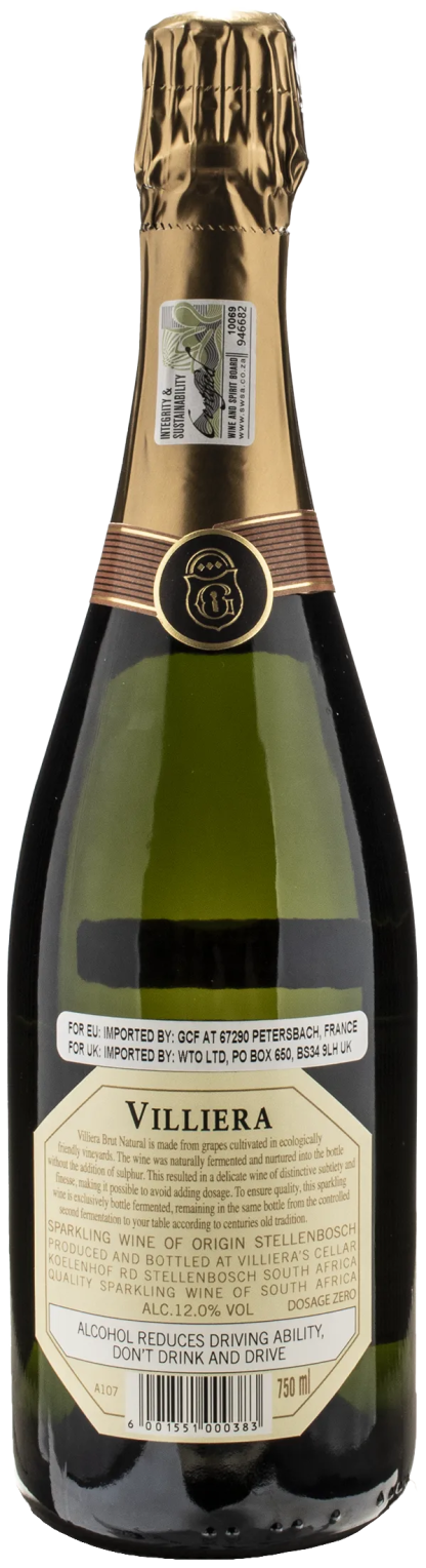 Villiera Wines Cap Classique Brut Natural 2019 - immagine 2