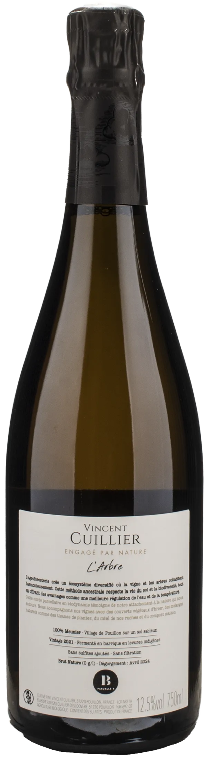 Vincent Cuillier Champagne L'Arbre Brut Nature 2021 - immagine 2