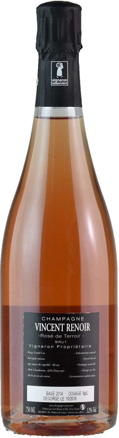 Vincent Renoir Champagne Rosé de Terroir Brut - immagine 2