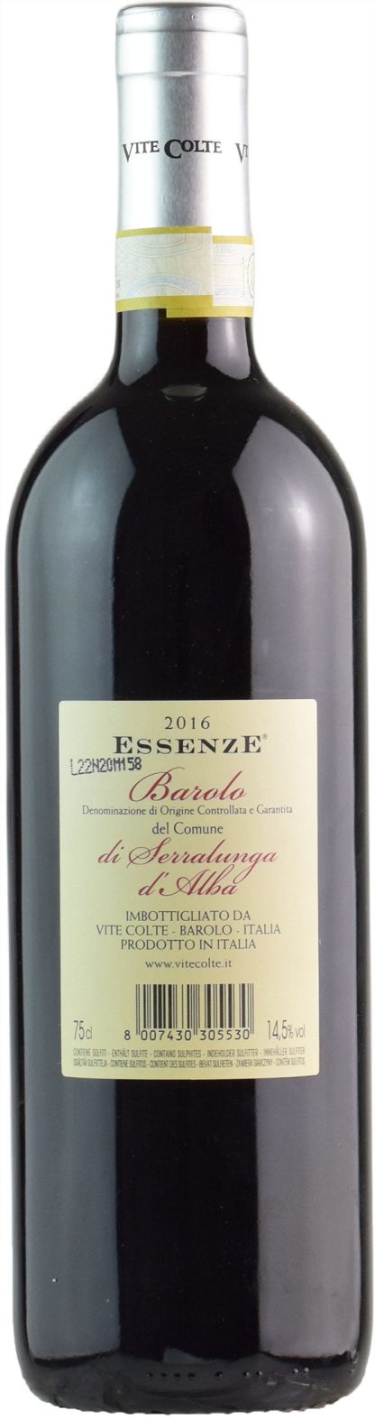 Vite Colte Barolo del Comune di Serralunga d'Alba Essenze 2016 - immagine 2