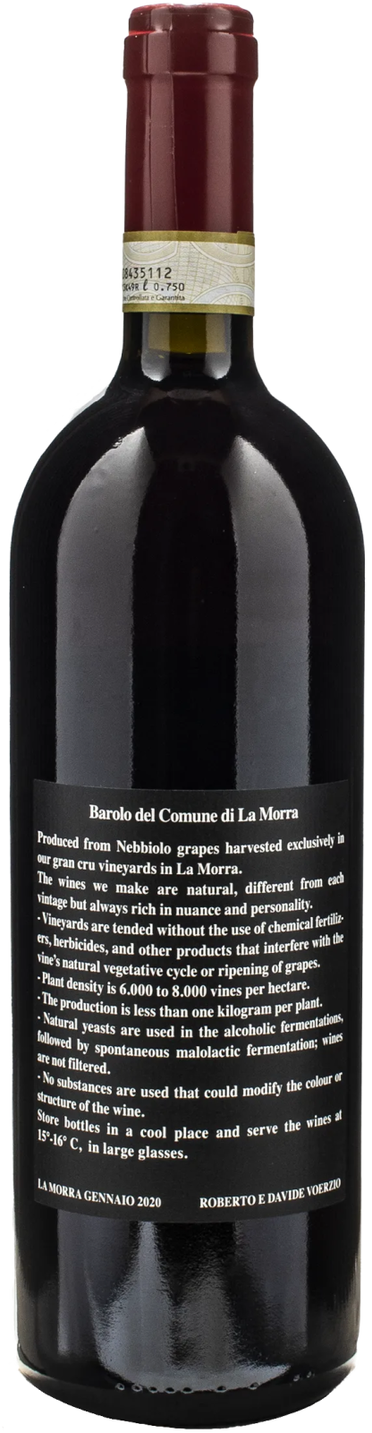 Voerzio Barolo del Comune di La Morra 2020 - immagine 2