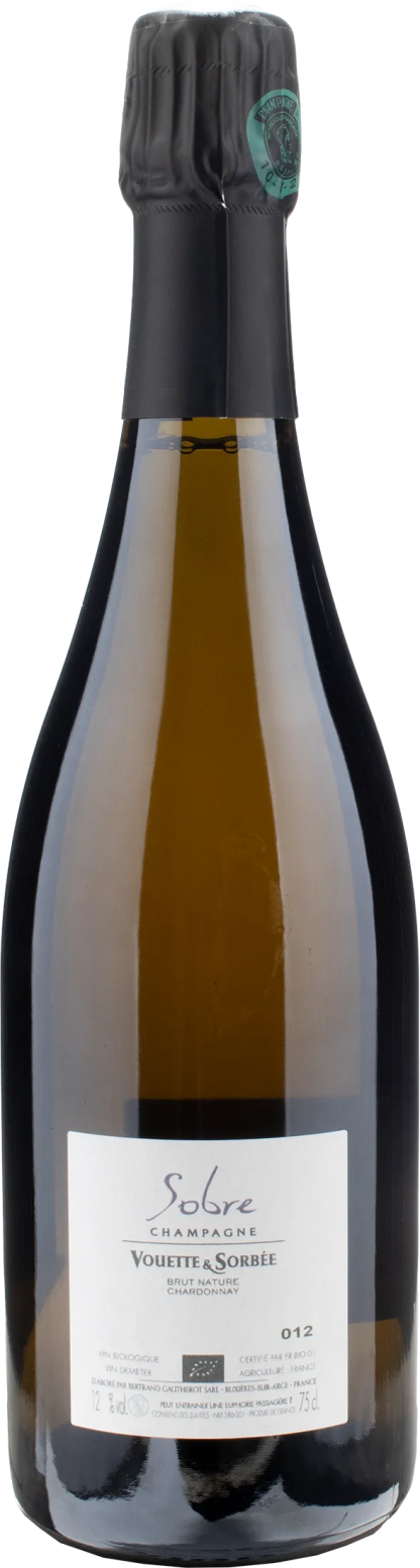 Vouette et Sorbée Champagne Blanc de Blancs Sobre Brut Nature 2014 - immagine 2