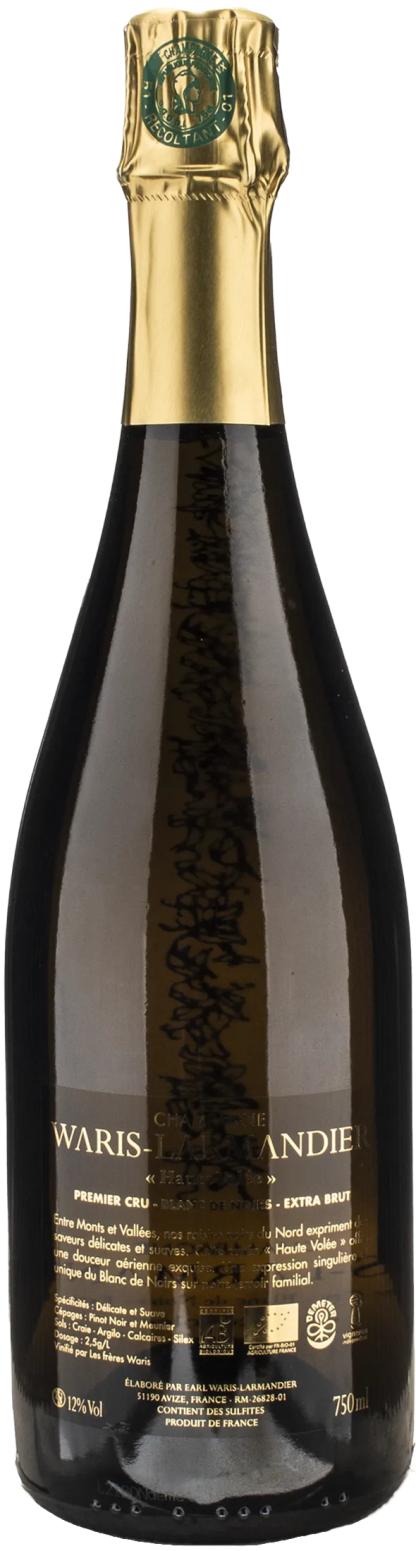 Waris Larmandier Champagne 1er Cru Cuvée Haute Volée Blanc de Noirs Extra Brut - immagine 2