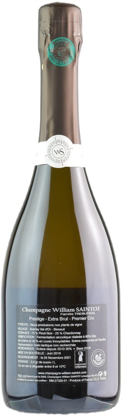 William Saintot Champagne 1er Cru Prestige Extra Brut - immagine 2