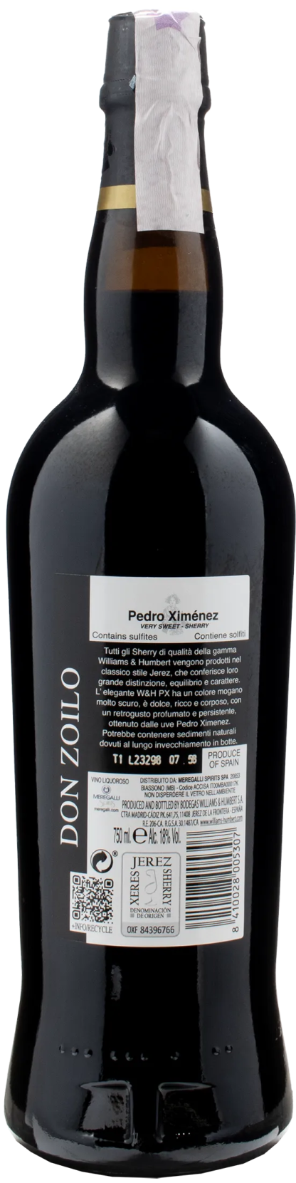 Williams & Humbert Don Zoilo Pedro Ximenez 15 Years Old Sherry - immagine 2