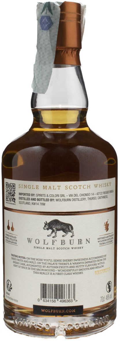 Wolfburn Single Malt Scotch Whisky Aurora Sherry Oak 0,7L - immagine 2