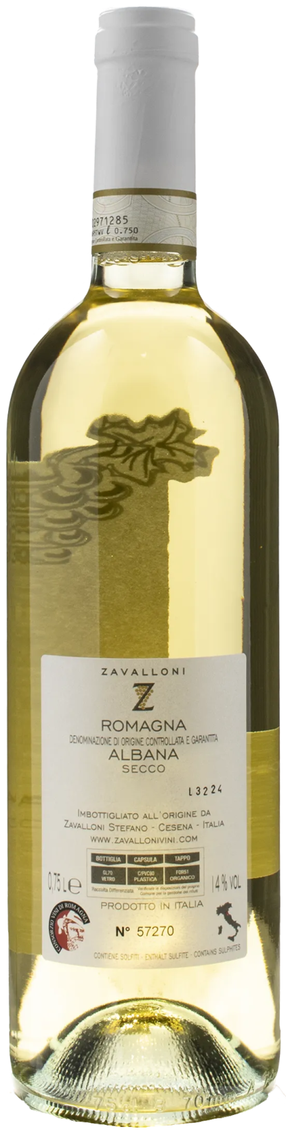 Zavalloni Romagna Albana Secco 2023 - immagine 2