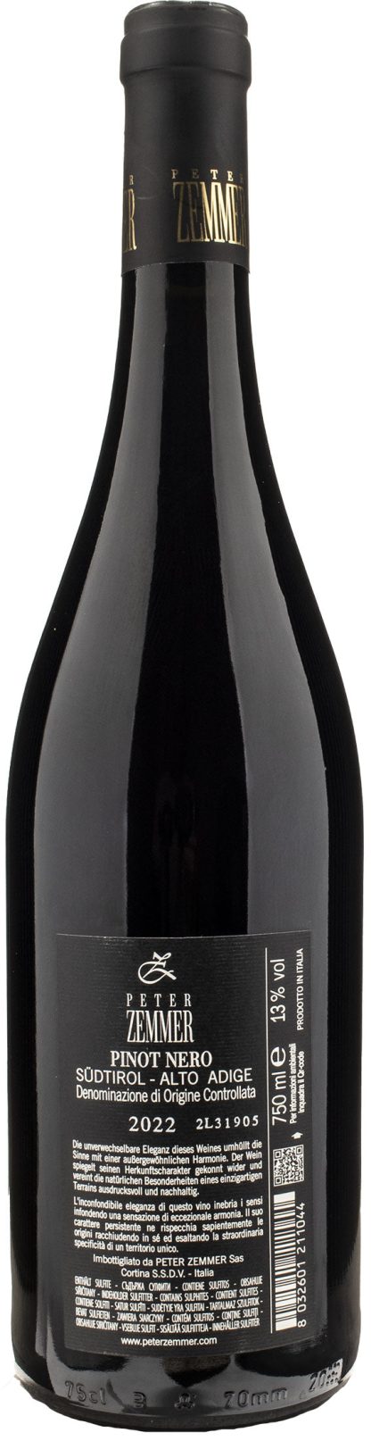 Zemmer Pinot Nero 2022 - immagine 2