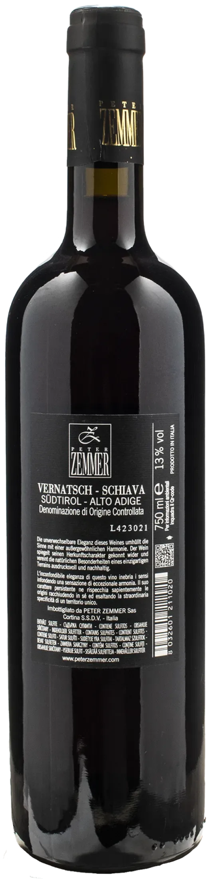 Zemmer Vernatsch Schiava 2023 - immagine 2