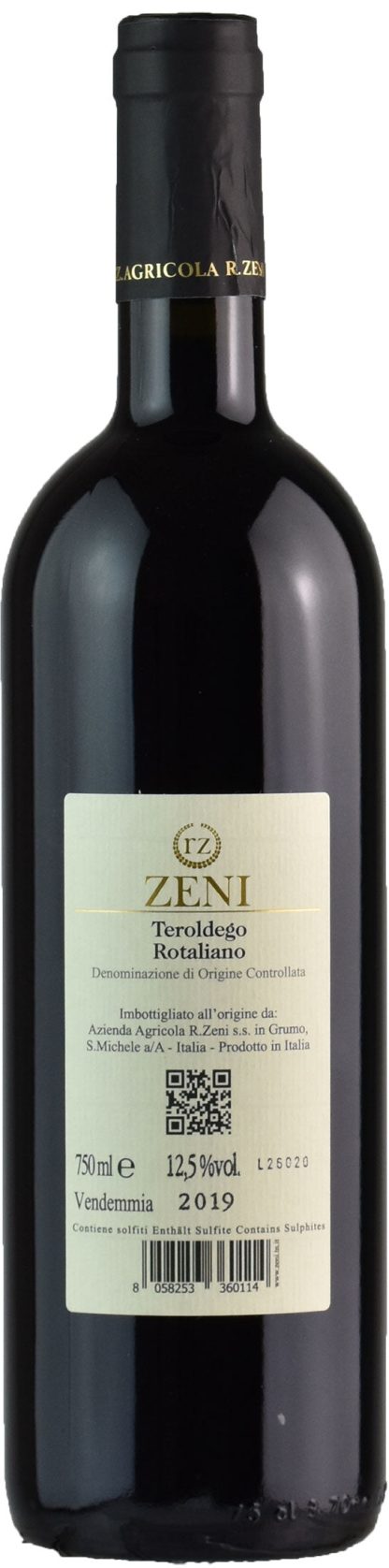 Zeni Schwarzhof Teroldego Rotaliano Lealbere 2019 - immagine 2