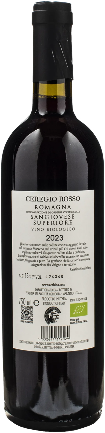 Zerbina Sangiovese Superiore di Romagna Ceregio 2023 - immagine 2