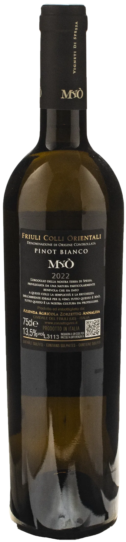 Zorzettig Myò Pinot Bianco 2022 - immagine 2