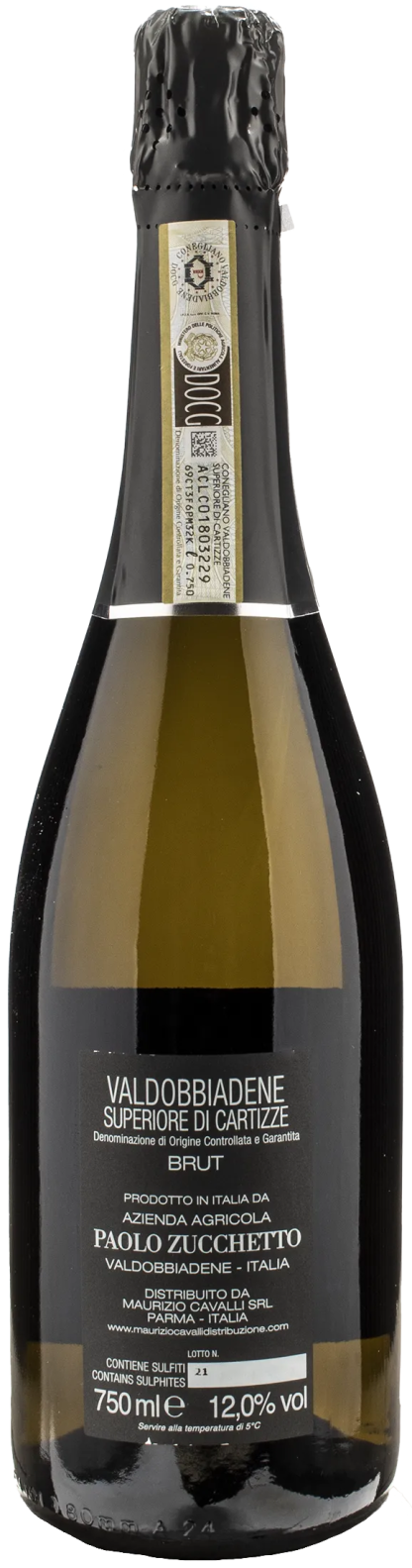 Zucchetto Paolo Valdobbiadene Prosecco Superiore Cartizze Brut 2023 - immagine 2