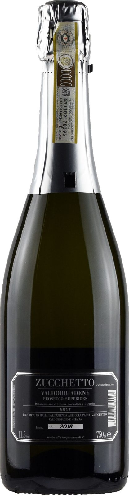 Zucchetto Paolo Valdobbiadene Prosecco Superiore Purofol Brut 2018 - immagine 2