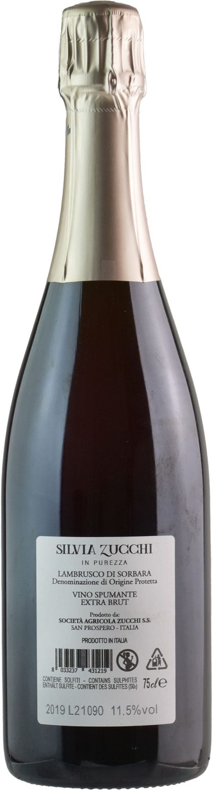 Zucchi Lambrusco Sorbara In Purezza Silvia Zucchi Extra Brut 2019 - immagine 2